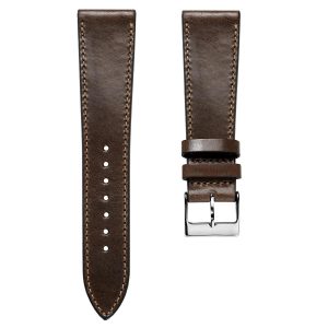 Cconnect Vintage Leather Watch Strap - Dark Brown