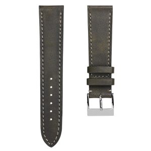 Cconnect Patina Calf Leather Watch Strap - Grey