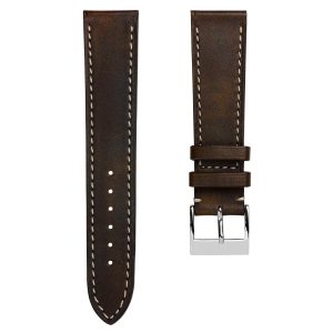 Cconnect Patina Calf Leather Watch Strap - Fauve